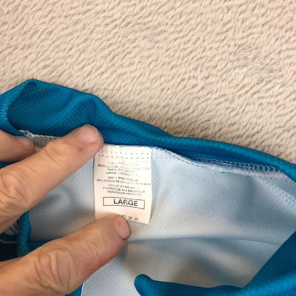 Lot of Two Men's Athletic Cycling Jersey Shirt M/L Red Blue Short Sleeve Zoot - Picture 10 of 16